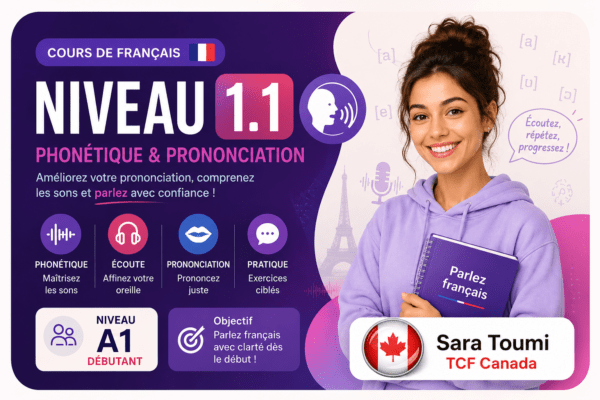 Niveau 1.1 French course